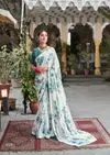 White Special By Kashvi Dull Moss Daily Wear Sarees Wholesale Shop In Surat	